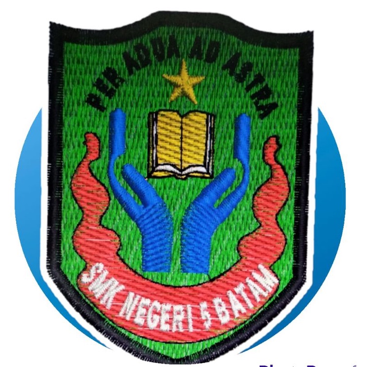LOGO SEKOLAH CUSTOM 7x7cm.miniml 50ps