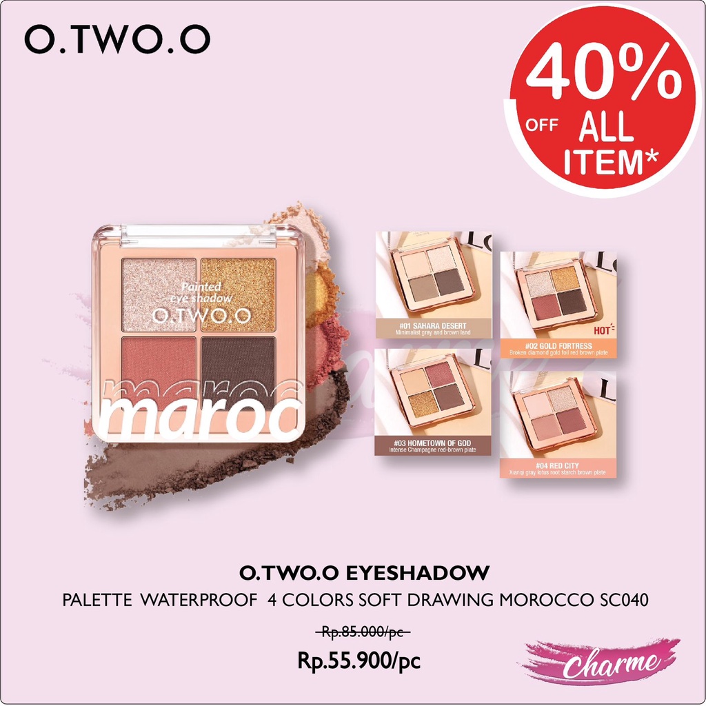 (READY &amp; ORI) O.TWO.O Otwoo Colored Drawing Morocco Eyeshadow SC040