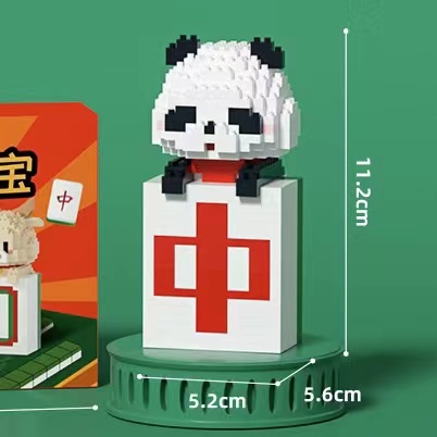 Kompatibel Dengan Lego Miniatur Blok Bangunan Partikel Harimau Panda Edukasi Merakit Mainan Anak Hadiah Tahun Baru