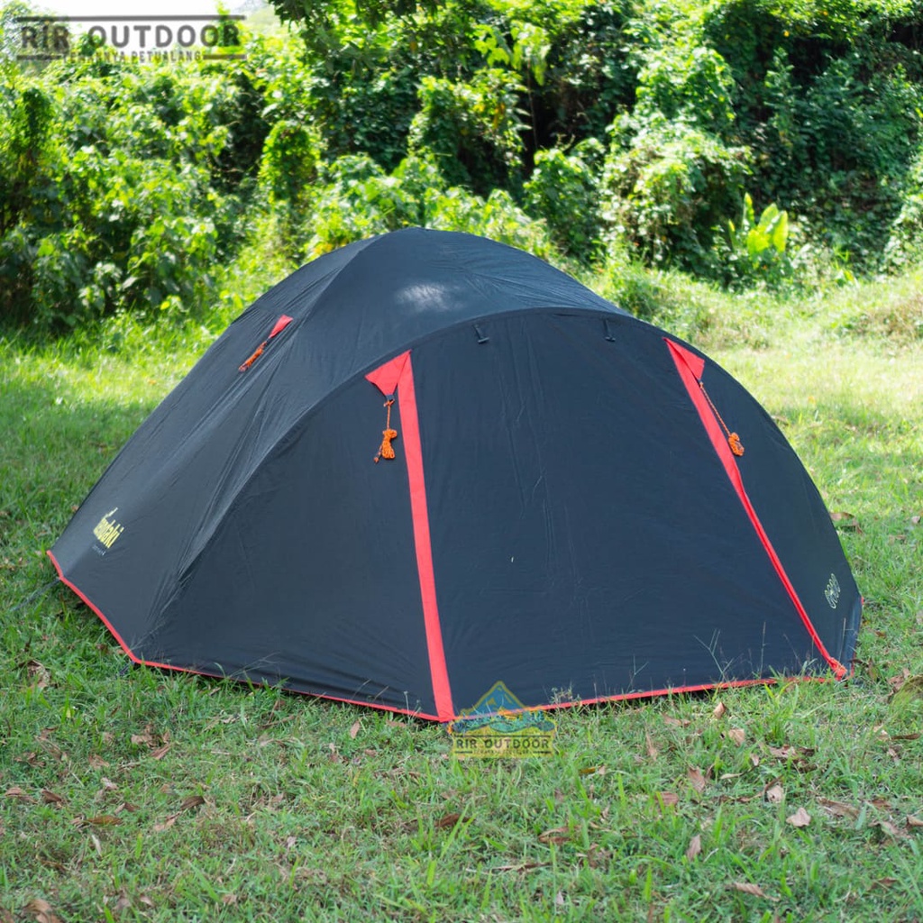 TENDA TENDAKI BORNEO 4 DARK GREY KAPASITAS 4 SAMPAI 5 ORANG