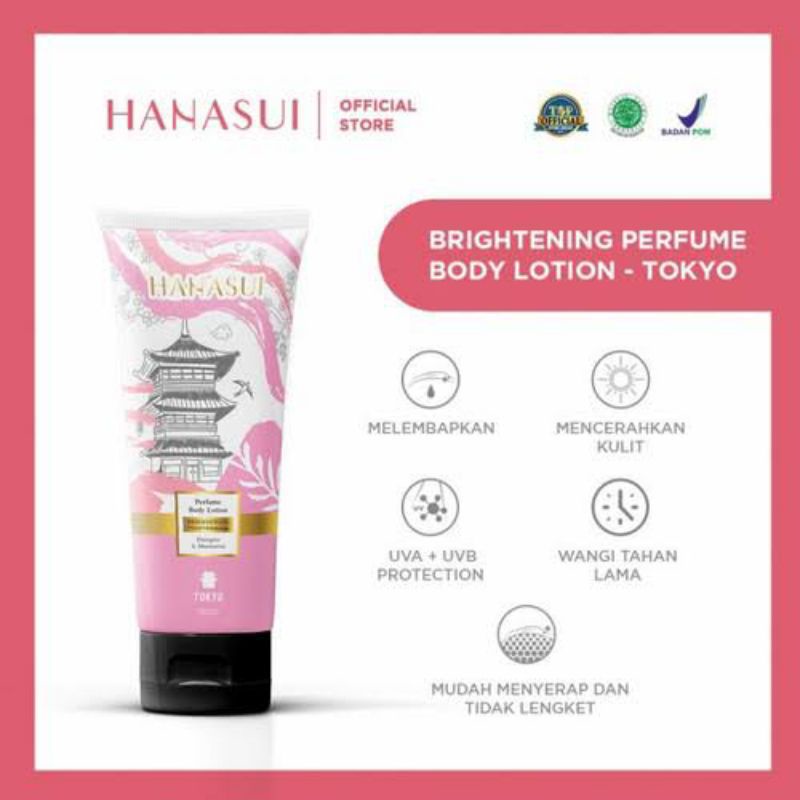 Hanasui Perfume Body lotion 180ml