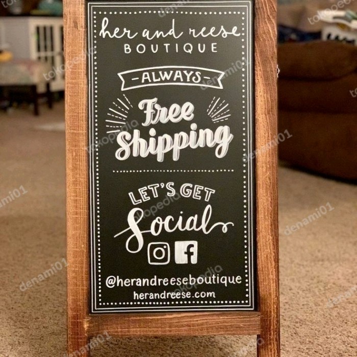 

Tuhe Papan Tulis 1 Muka Papan Menu Cafe Dekorasi Cafe