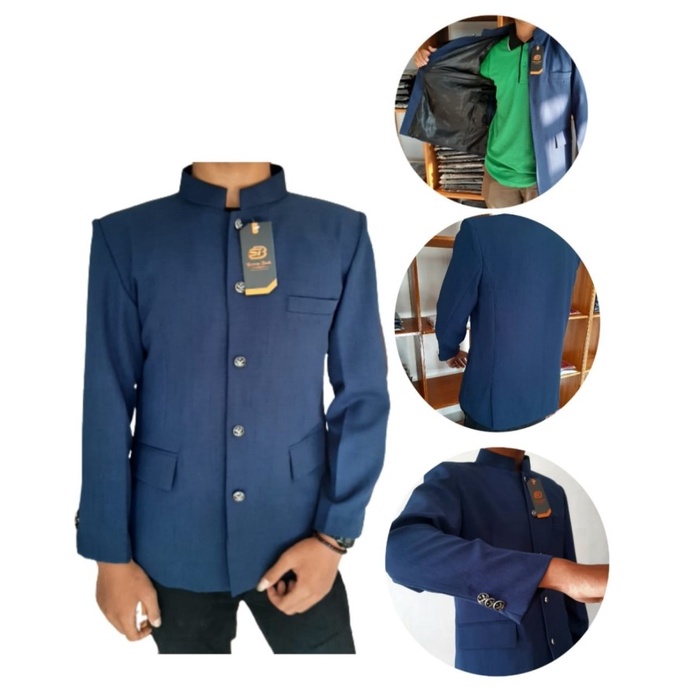 Jasko Navy Polos Jasko Pria Dewasa Jasko Polos Jas Koko Pria