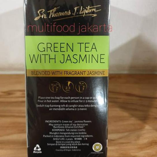 ➶ Lipton green tea with jasmine / teh hijau melati lipton premium ☇