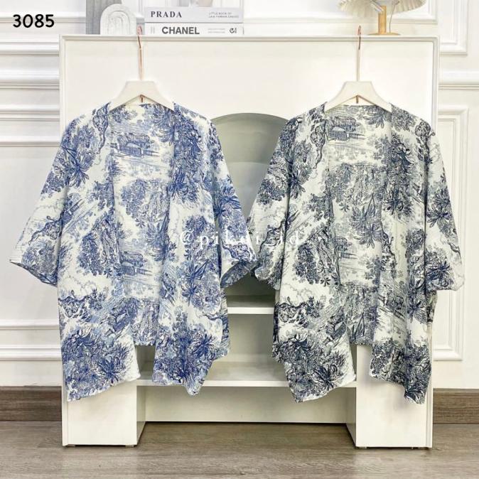 TERBARU CARDIGAN MUSLIM CARDIGAN DIOR ZODIAC MURAH / LONG CARDI PORCELAIN / OUTER PUTIH BIRU SALE