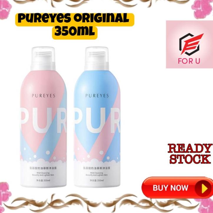 ✯ (DIJAMIN ORI) PUREYES SHOWER GEL FOAM 350ML ♦