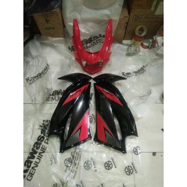 Batok dan sayap Fairing ninja rr new 2015 merah