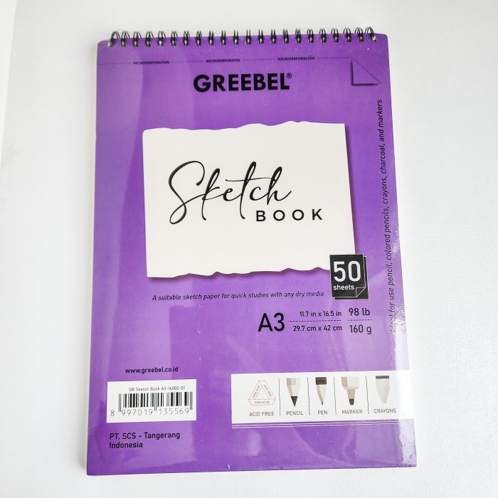 

Scetch Greebel Sketch Book A3 160Gsm Buku Gambar