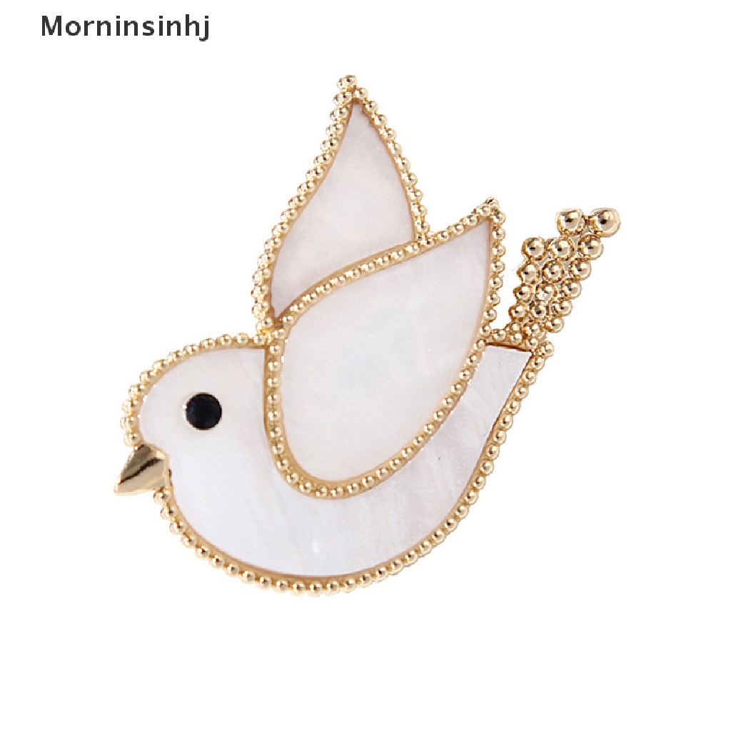 Bros Burung Enamel Mornin Putih Bros Dove of peace Untuk Pesta Perjamuan Clothese Jewelry id