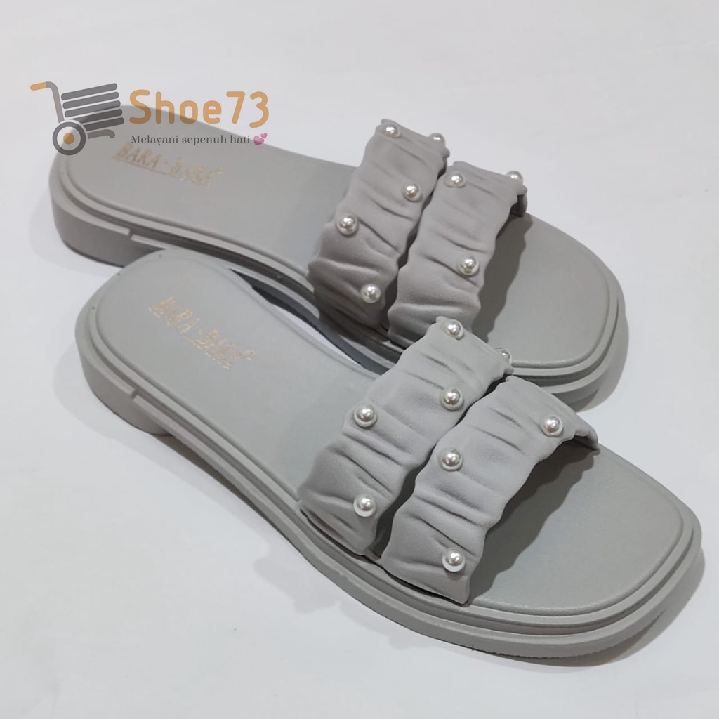 BARA BARA JSL 2205 -8 SIZE 36-40 ORIGINAL l Sandal Selop jelly wanita l Sendal kokop cewek impor