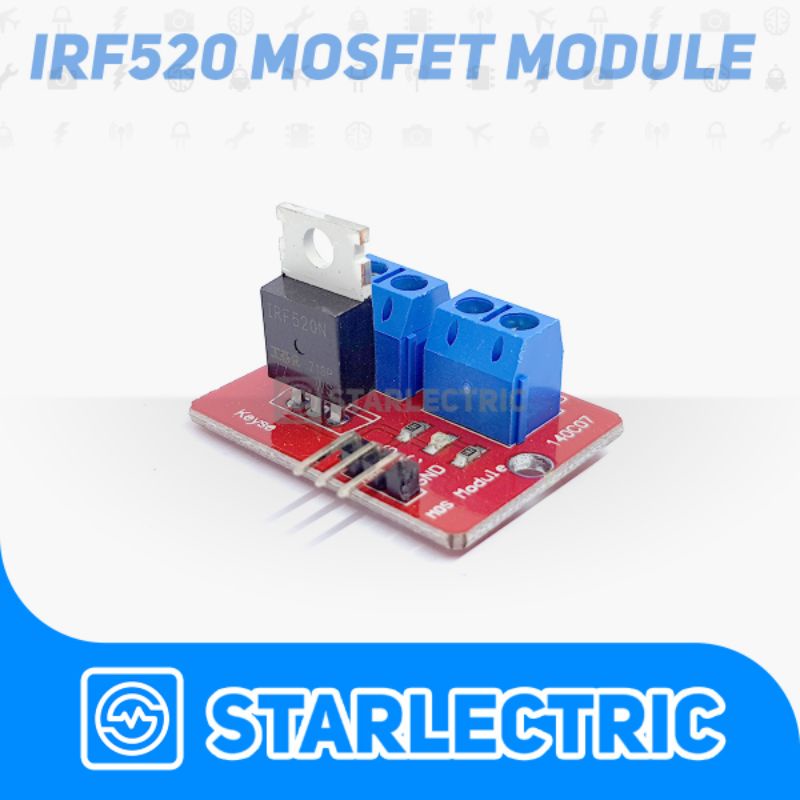 Mosfet IRF520 IRF 520 MOSFET Driver 100V 10A Module