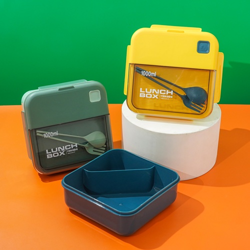 CaTalina Lunch Box 1000 ml Kotak Makan Plastik BPA Free Anti Tumpah