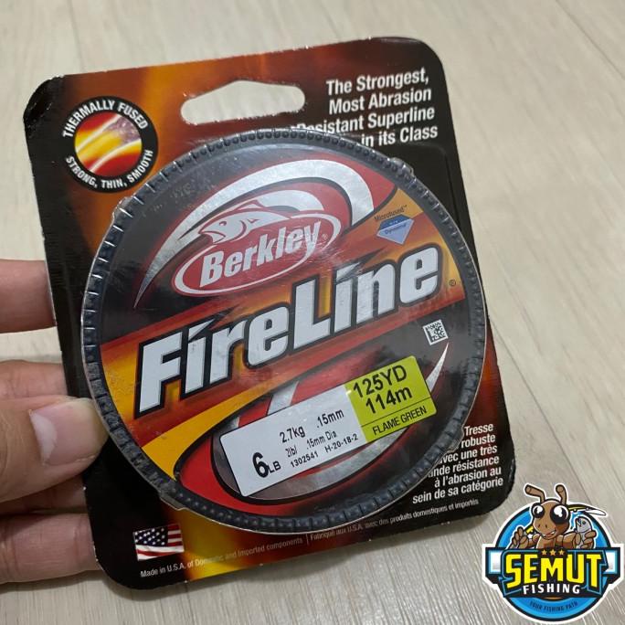 Pe Berkley Fireline 125Yd - Flame Green