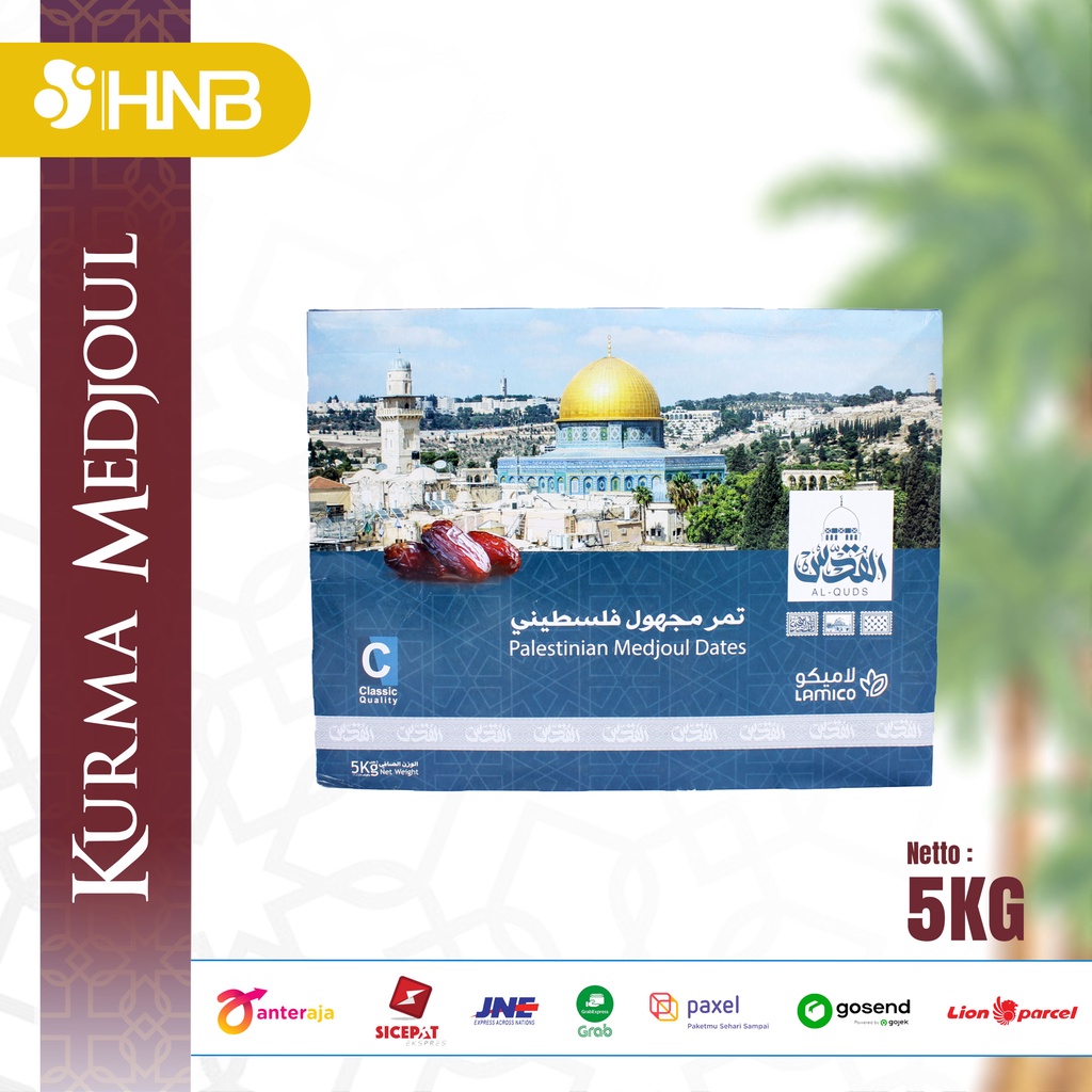 

Al Quds - Kurma Medjoul Classic 5 Kg Kurma Medjool Palestin Kurma Medjol Palestina
