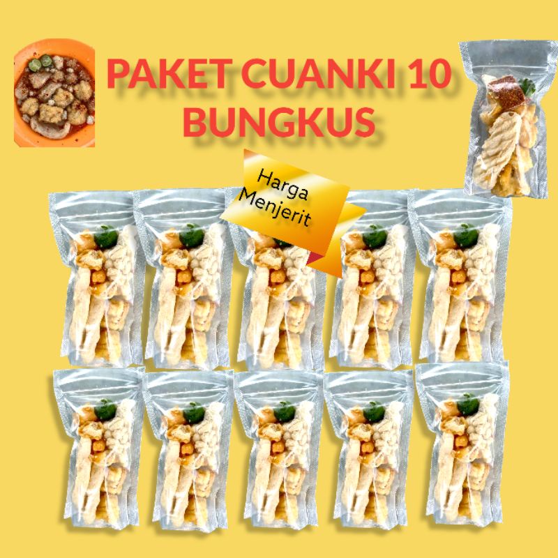 PAKET BUNDLING CUANKI INSTAN 10PCS PAKET USAHA