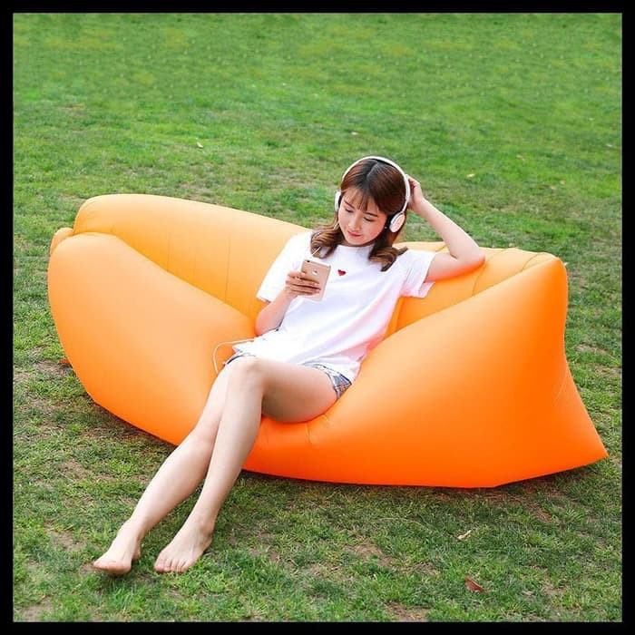 LAZY BAG  AIR BED SOFA ANGIN SOFA PANTAI SOFA SANTAI TRAVELING / Lazy BAG sofa angin