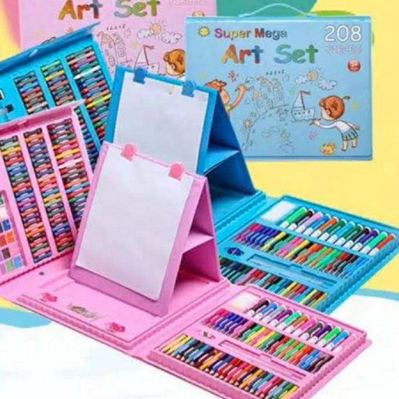 

Promo Sekarang Crayon Set Set Pensil Warna Menggambar Mewarnai Melukis Anak-Anak Krayon Cat Cair Pastel Koper Set Lengkap Kado Anak Colouring Gift Set CHOCHO 88 SHOP