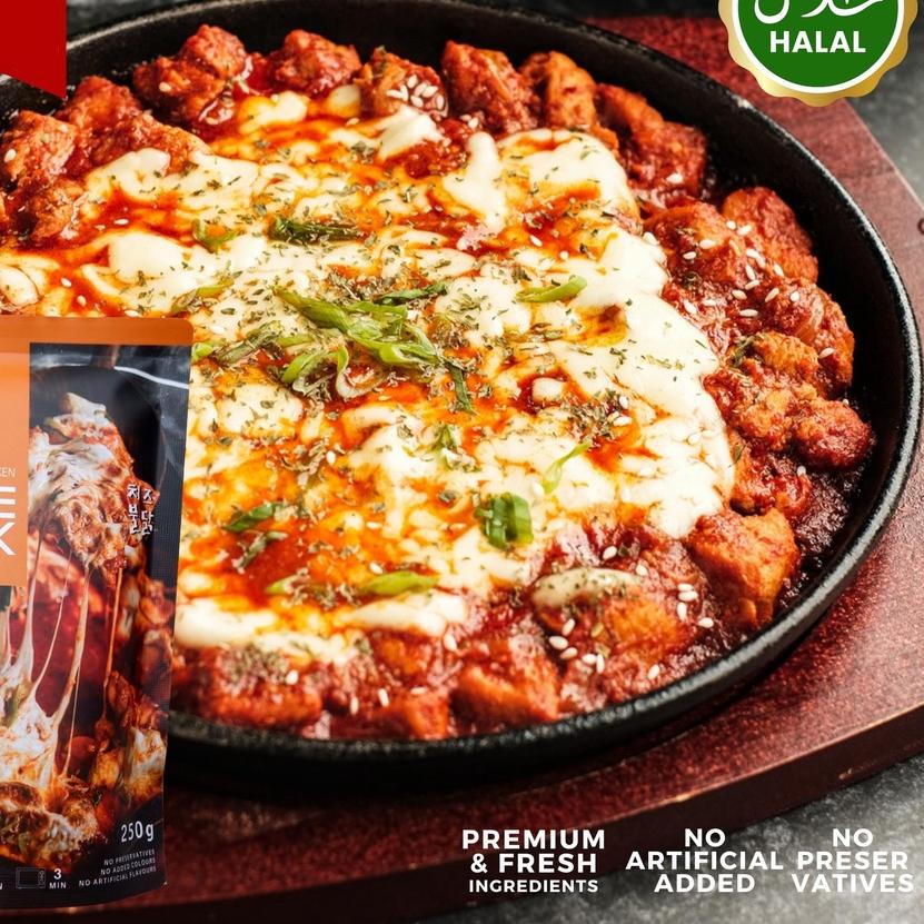 

☎ KYEOPA Cheese Buldak 250G (Korean Fire Chicken with Mozarella) HALAL ♣