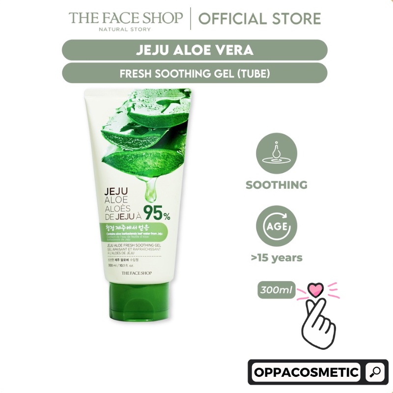 The Face Shop Jeju Aloe Fresh Soothing Gel Tube 300ml