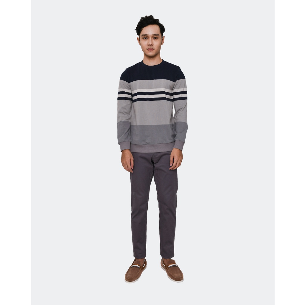 MANZONE Sweater pria COSTA - GREY