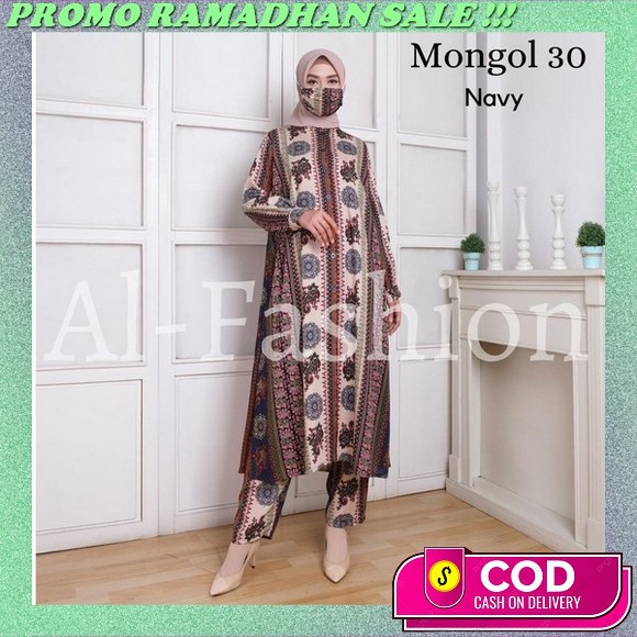 One Set Maudy Ayunda Setelan Celana Polos Lengan Panjang//One Set Terbaru Kekinian Wanita Muslimah /