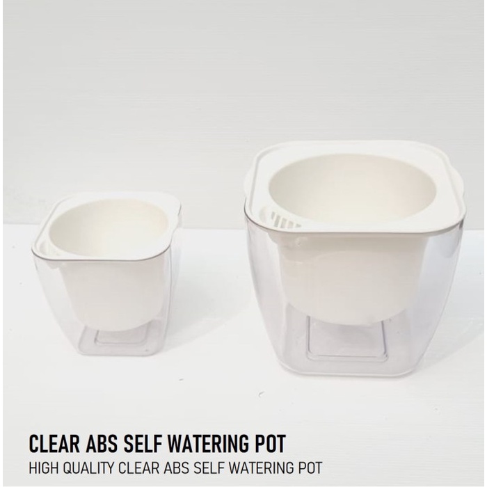 Poo Pot Tanaman Otomatis - Self Watering Pot - Pot Taman Hidroponik - Olz