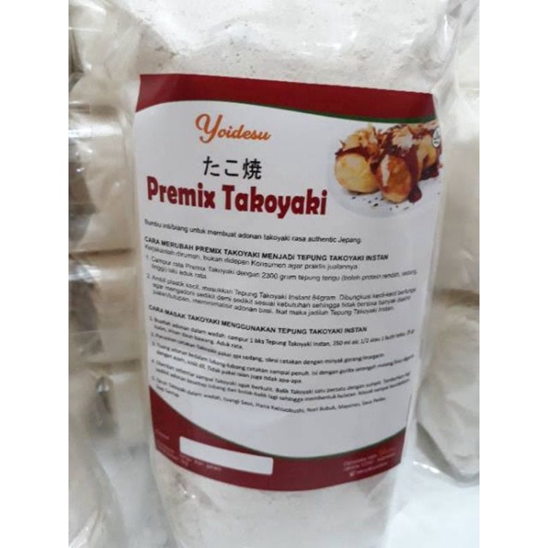 TEPUNG PREMIK TAKOYAKI PAKET USAHA/GROSIR