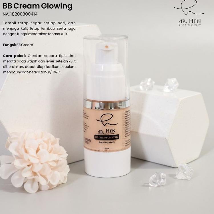 ☟ BB Cream Dr Hen Glowing Whitening + Sunscreen Spf 30 ( By Athena Skincare ) ✽