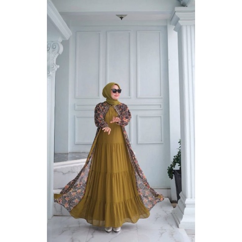 N212 PO NEW ARIVVAL ZULAIKHA DRESS CERUTY FURING HYGET BUSUI WUDHU FRIENDLY REMPEL 3 SUSUN APLIKASI 