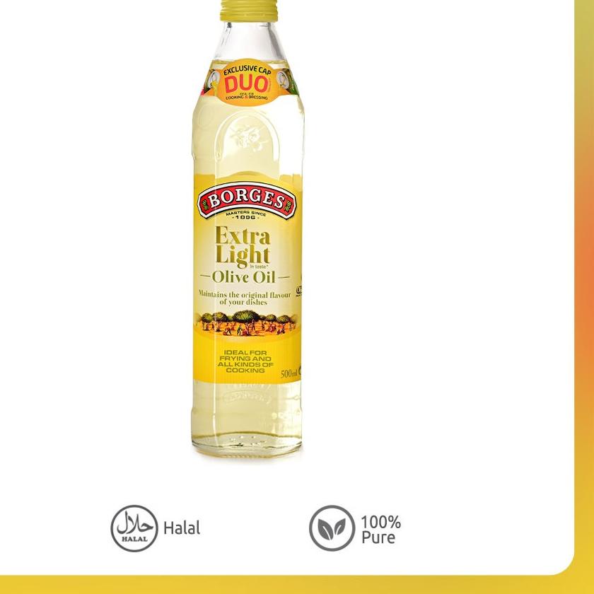 

♕ Borges - Extra Light Olive Oil 500 ml ♞