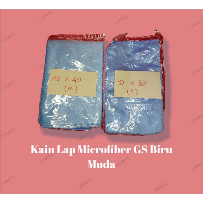 Kain Lap Microfiber GS Warna Biru Muda