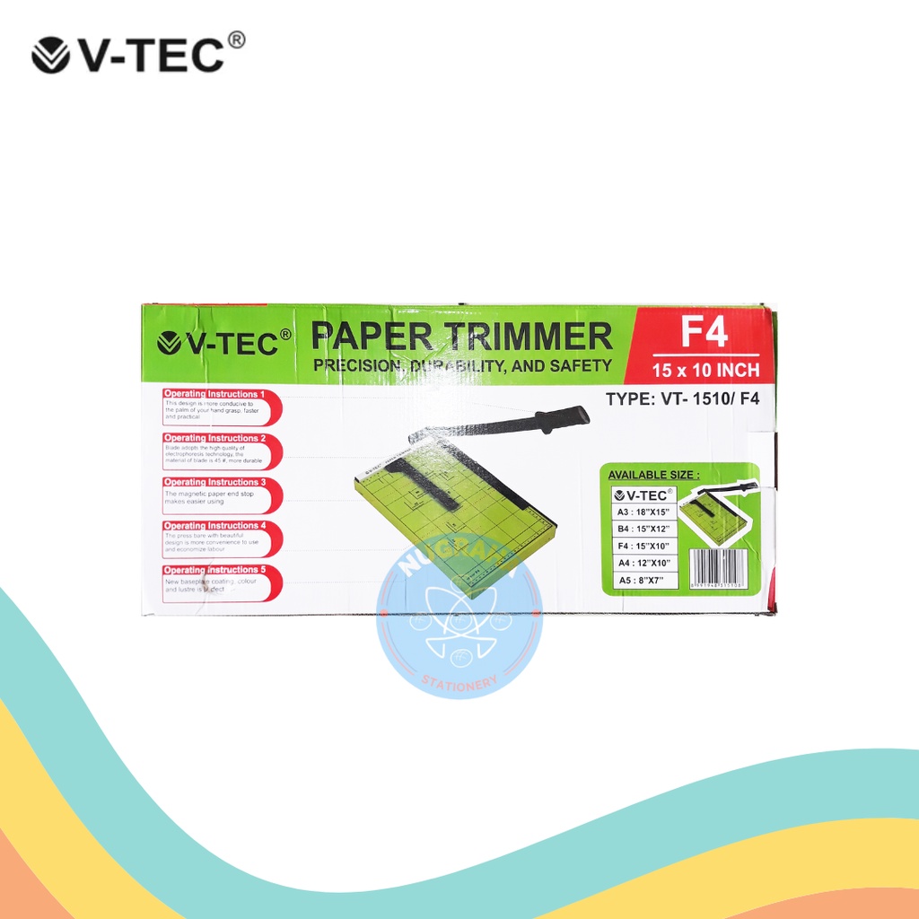 

PAPER TRIMMER V-TEC 1510 F4 (1 PCS)