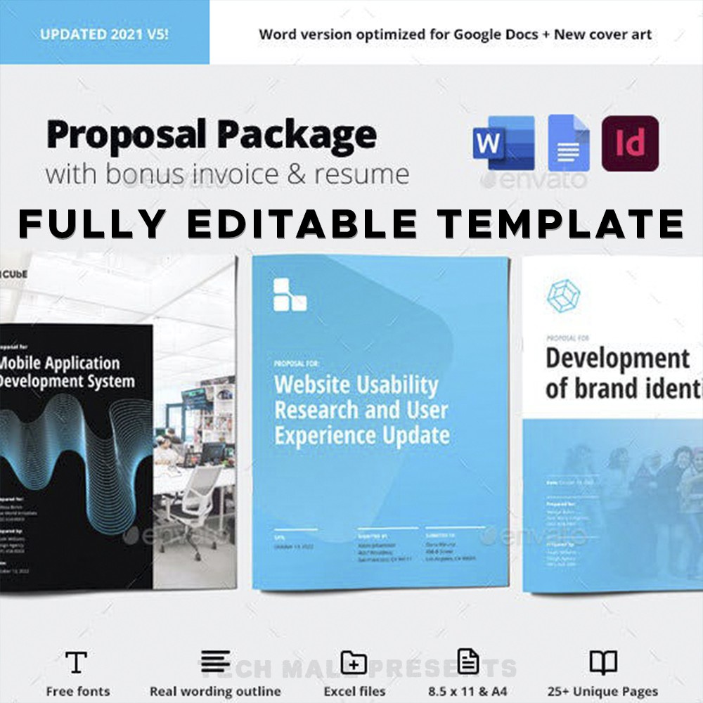 

NS Project Proposal Template | MS Word | Indesign | Google Docs