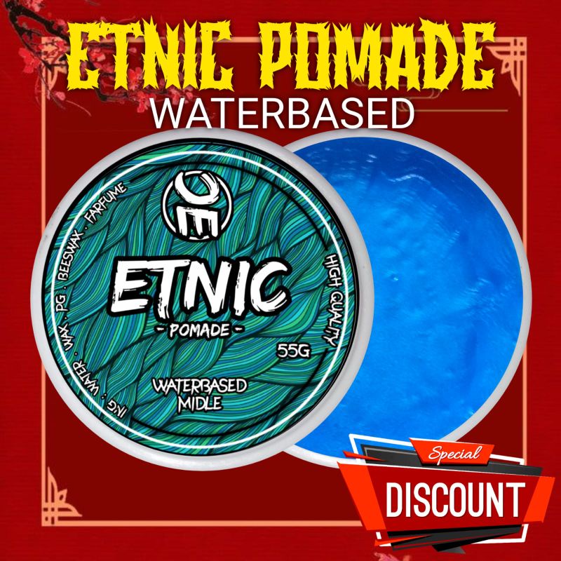 PAKET MIX ETNIC POMADE WATERBASED 55GRAM 19PCS FREE 1PCS
