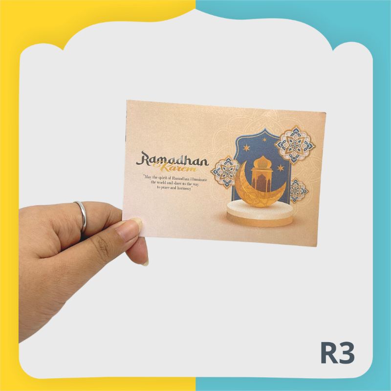 Ramadhan Card / Kartu ucapan Ramadhan / Kartu Lebaran Gift Card eid al fitr ramadan