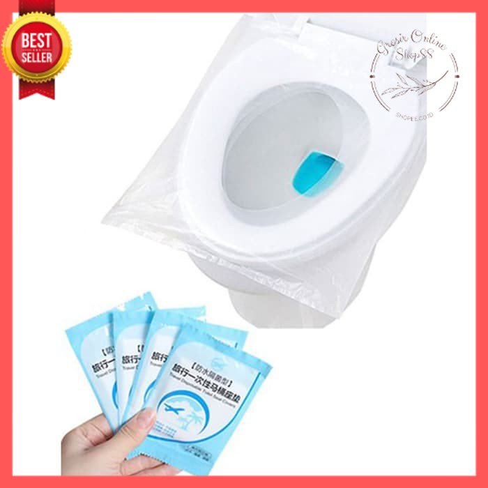 GOS -D115- 1PCS Plastik Alas Duduk Kloset - Travel Disposable Toilet Seat Covers