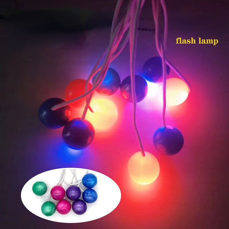 Lato Latto Ball Lampu LED Mainan Viral Mainan Jadul Game Bola Tek Etek Bounce Ball Klik Clack Ball Bump Ball Toy