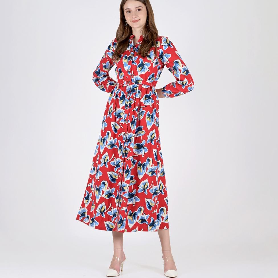 SIAP KIRIM Novel Mice - Printed Etro Dress