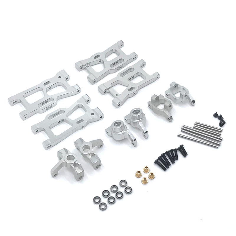 Kit Suku Cadang Upgrade Lengan Ayun Cup Kemudi Bahan Metal Untuk WLtoys 144001 1/14 124018 124019 Aksesoris Mobil Rc1Per12