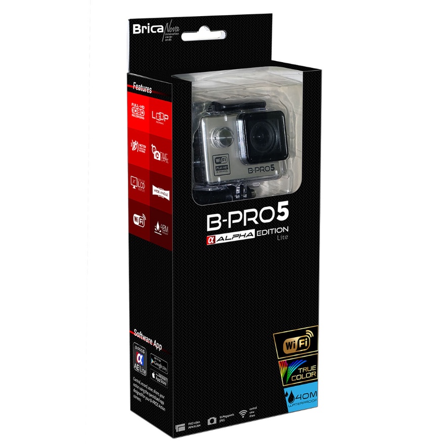 Brica B Pro 5 Alpha Edition Lite WIFI Action Cam Kamera Digital