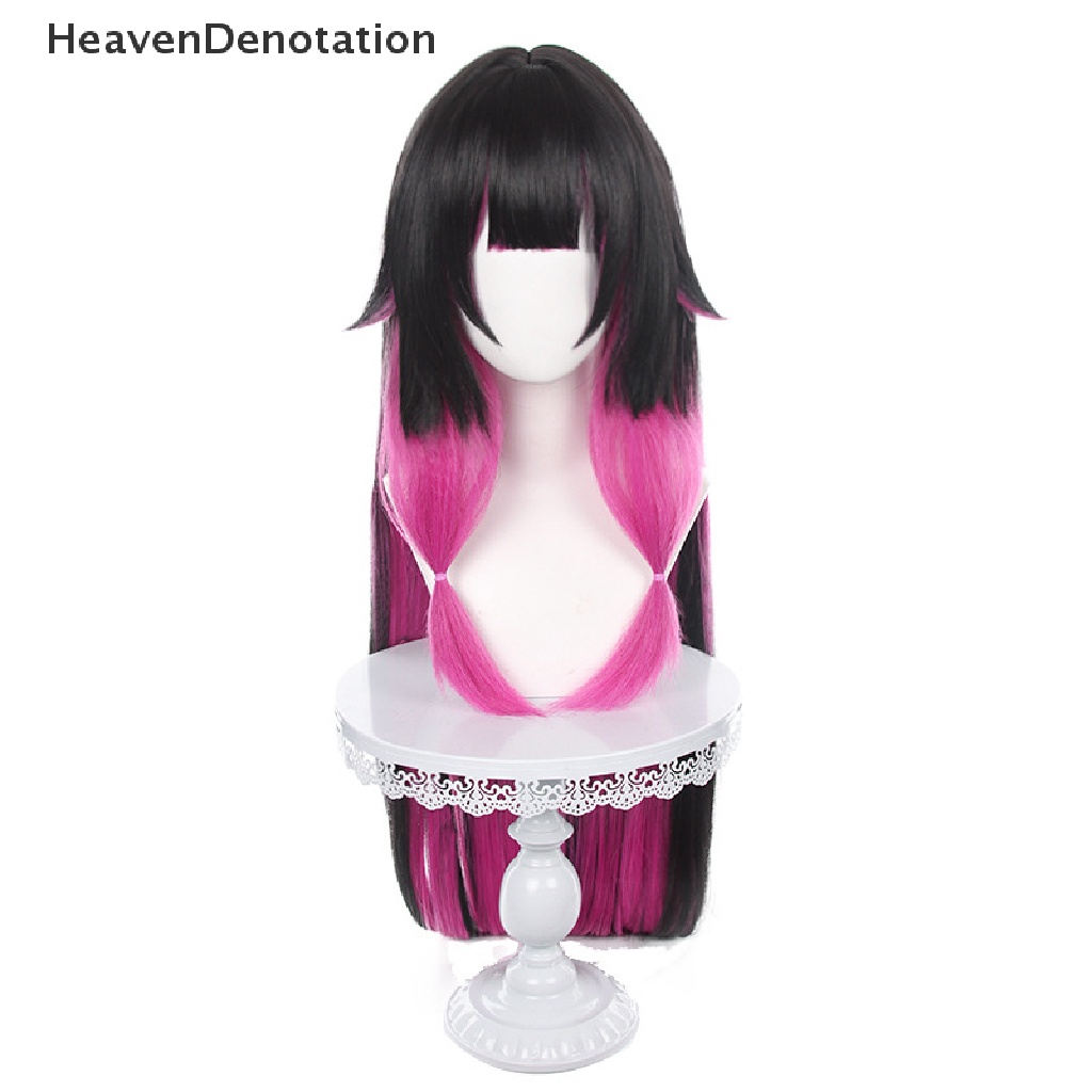 [HeavenDenotation] Genshin Impact Columbina Cosplay Wig Rambut Palsu Cosplay Genshin Impact Fatui 110cm HDV