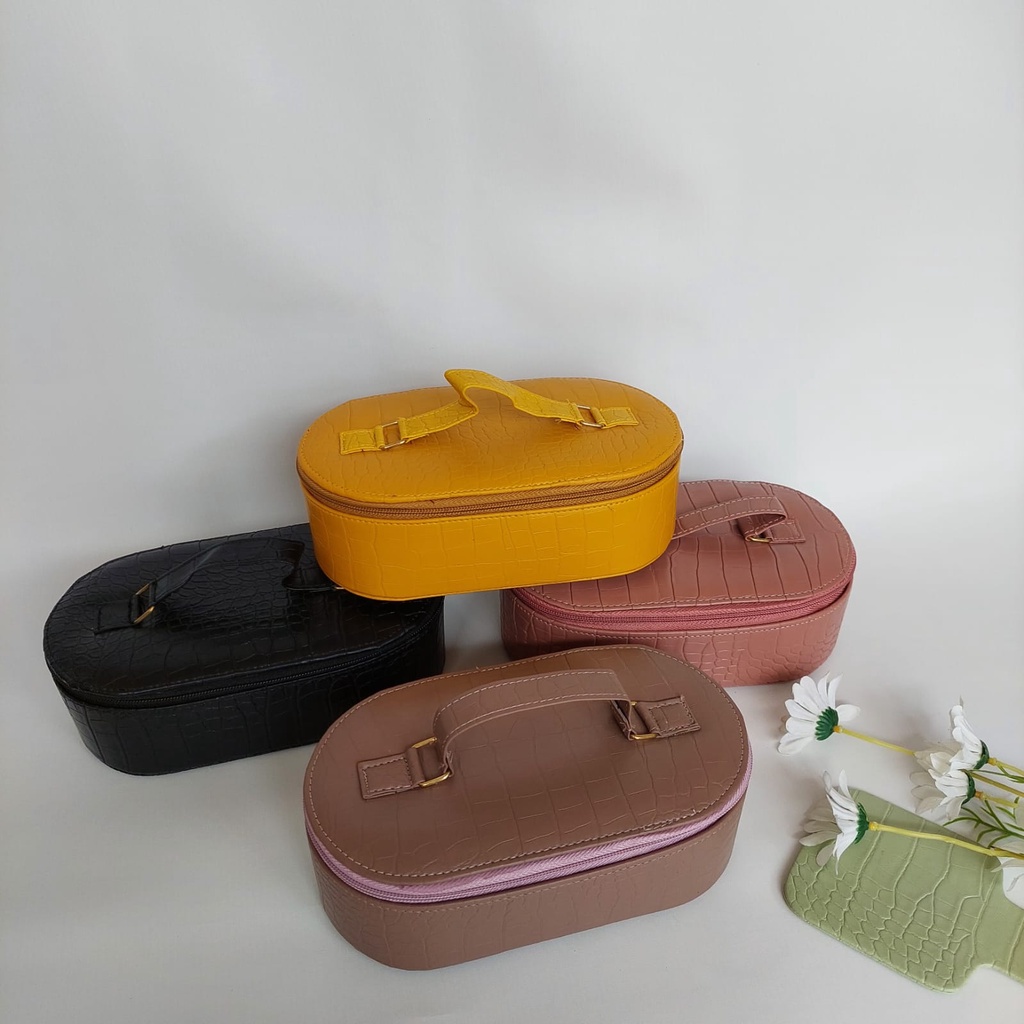 BOX MAKE UP BAHAN CROCO // KOTAK MAKE UP // SOUVENIR MAKE UP GROSIR