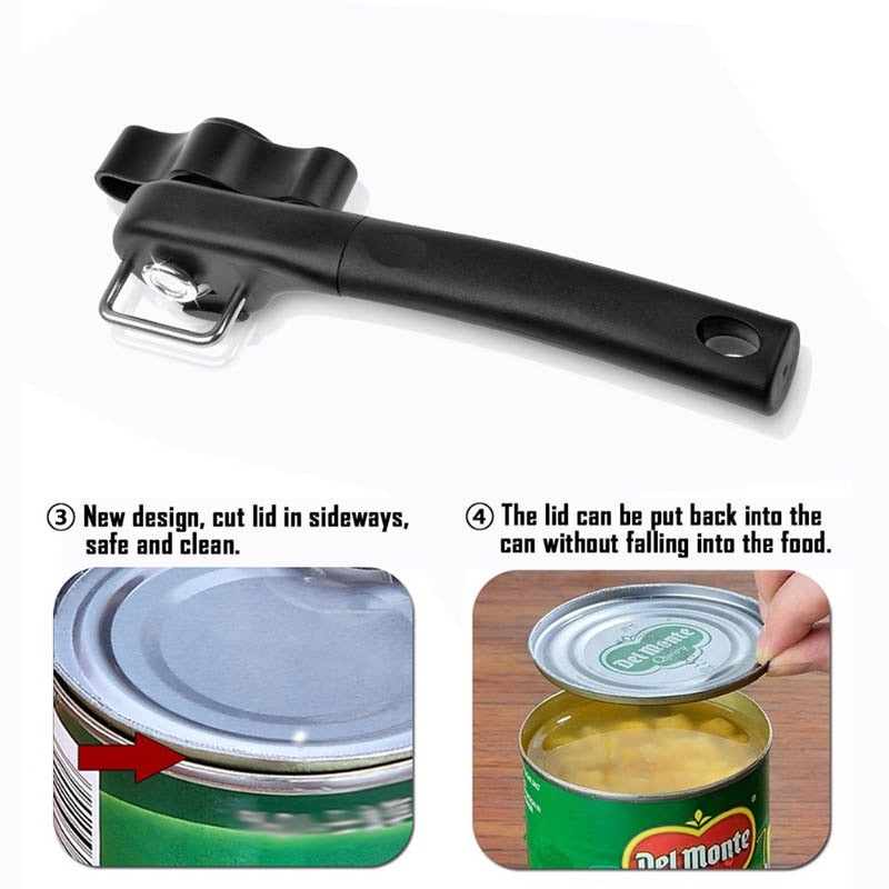 Pembuka Kaleng Safety [Tipe K1] Side Cut Stainless Can Opener