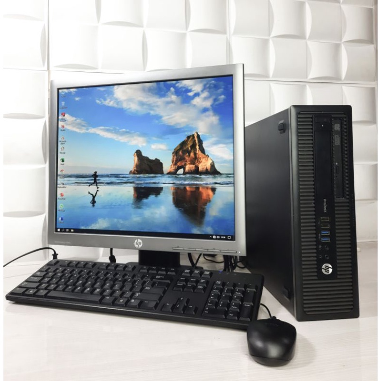 Paketan PC Murah Core i5  ProDesk 600 G1 Sff LED IPS 19 in Square Bergaransi