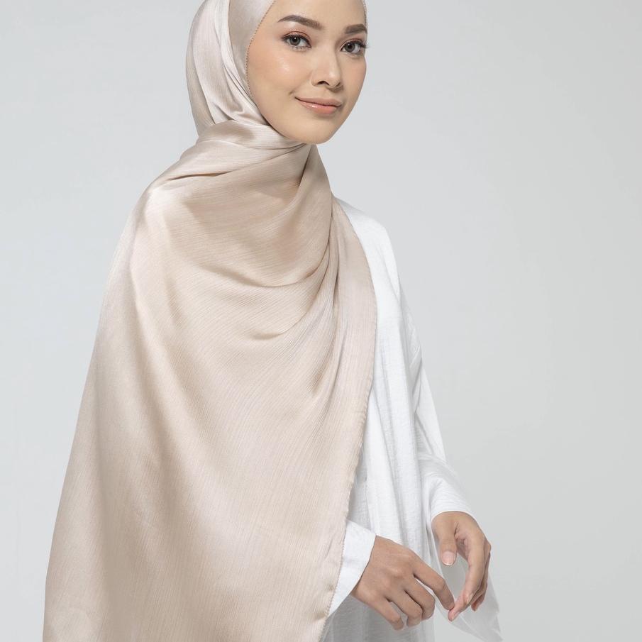 BestSeller  Hameeda - Duha Crinkle Silk Pashmina ♛pre❁
