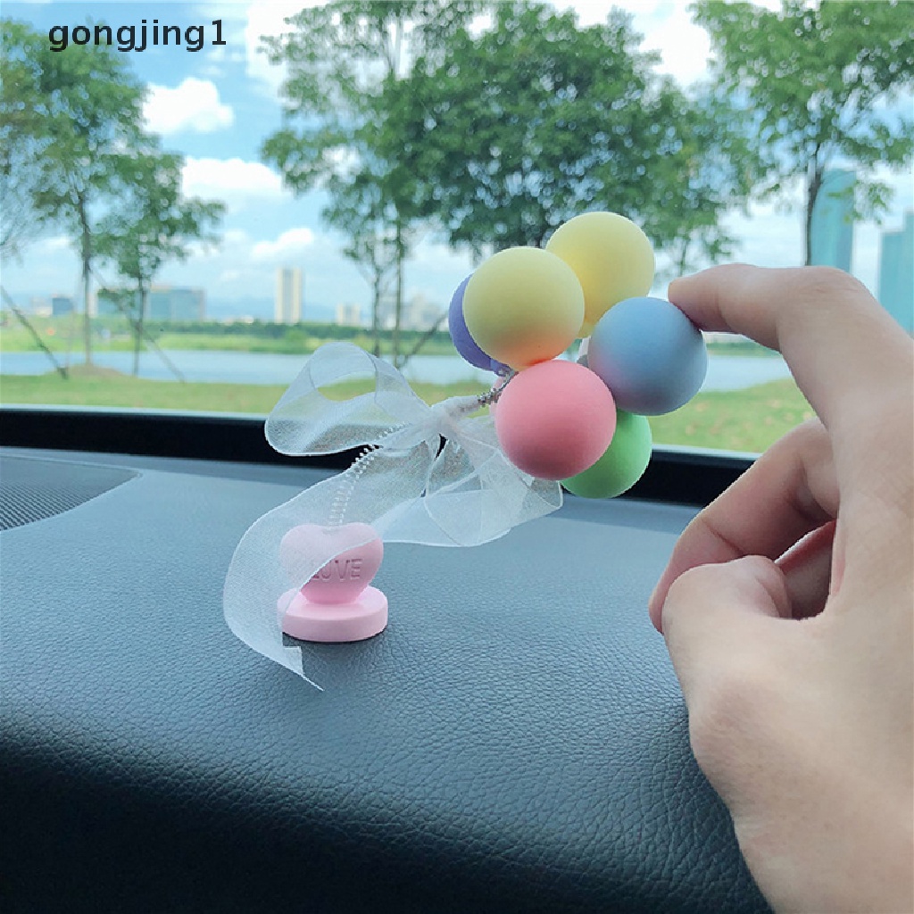 Ggg Ornamen Mobil Nodding Balon Dekorasi Dashboard Mobil Musim Semi Goyang Kepala Mainan ID