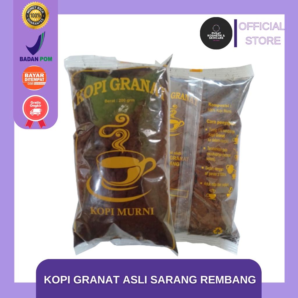 READY BANYAAK !!!! KOPI GRANAT KHAS SARANG REMBANG 1 BALL ISI 20 PCS