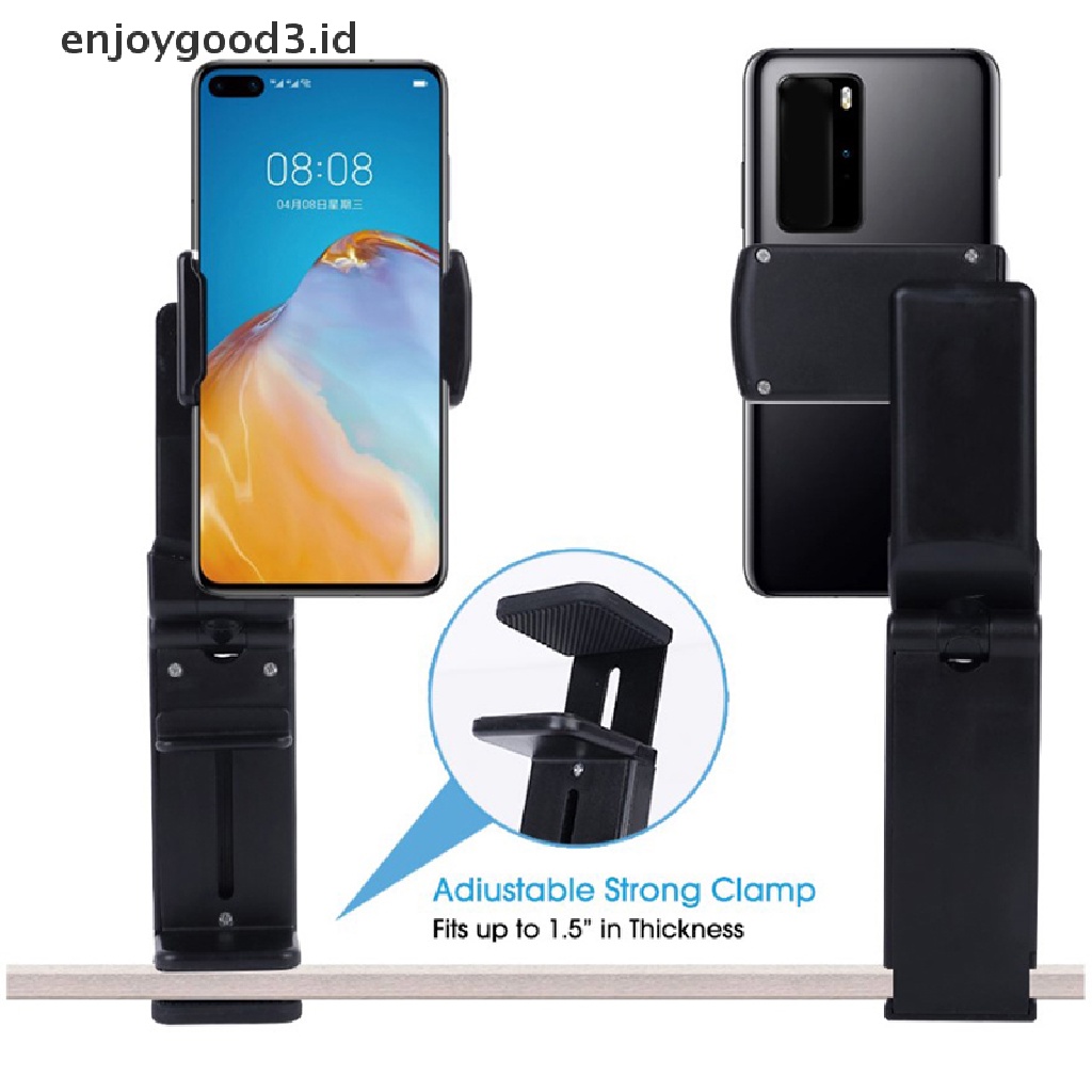 【 Rready Stock 】 Portable Mobile Phone Holder Clip Foldable Rotatable Train Seat Mount （ ID ）