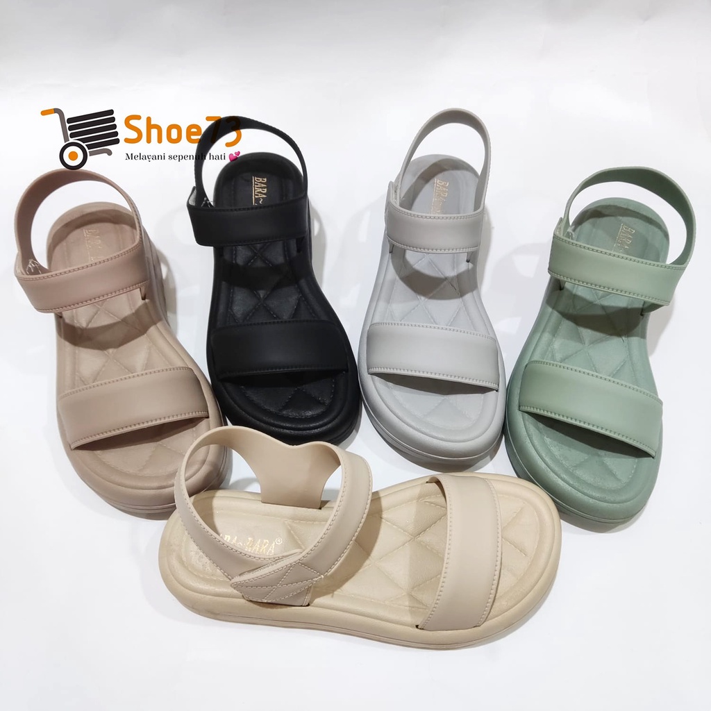 BARA BARA JSL 2207 V-1 SIZE 36-40 ORIGINAL l Sandal tali jelly wanita l Sendal gunung cewek impor