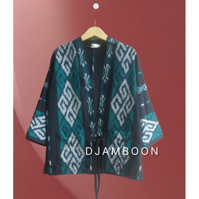 outer kimono pria atasan etnik